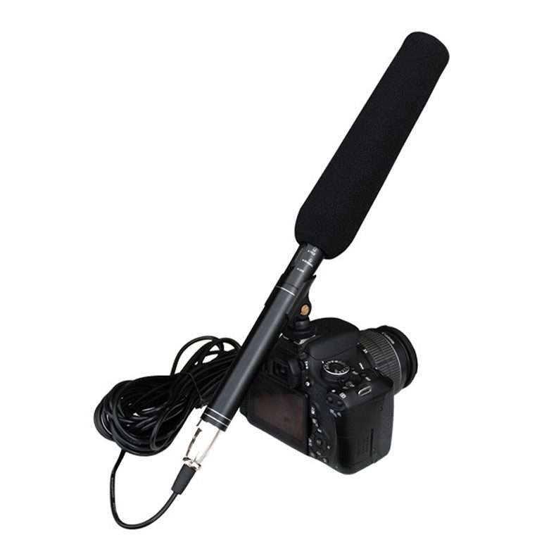 28cm Smart Noise Reduction Live Sound Card Computer Microphone Phone Camera News Interview Microph