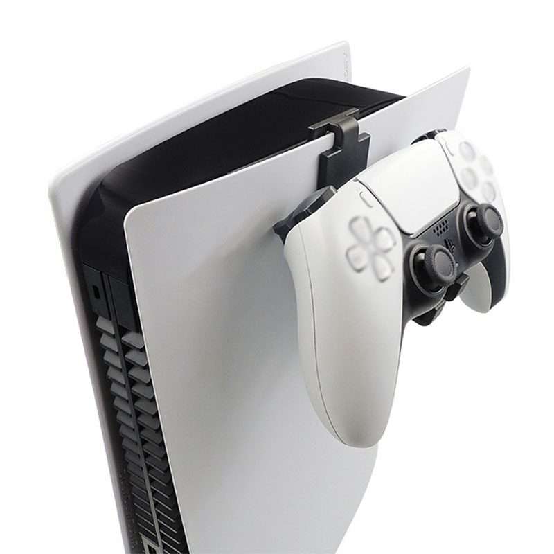 iplay HBP-266 For Sony PS5 Game Console Headphone Storage Side Rack Gamepad Hanger(Black)