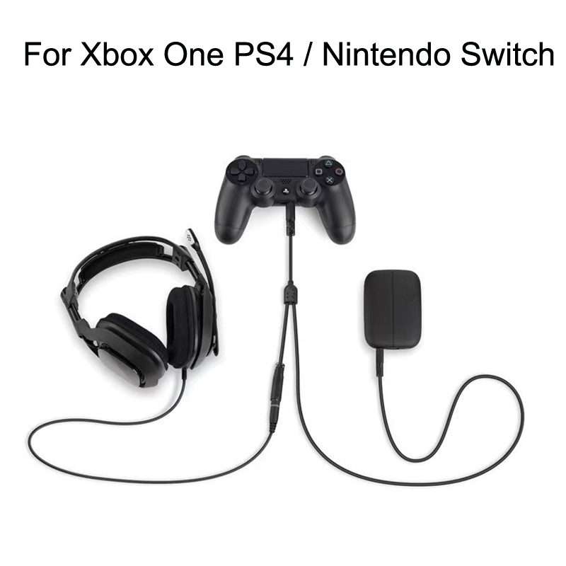 3.5mm Voice Party Live Recording Audio Cable Mobile Game Projection Computer Chat ... (Red Black)