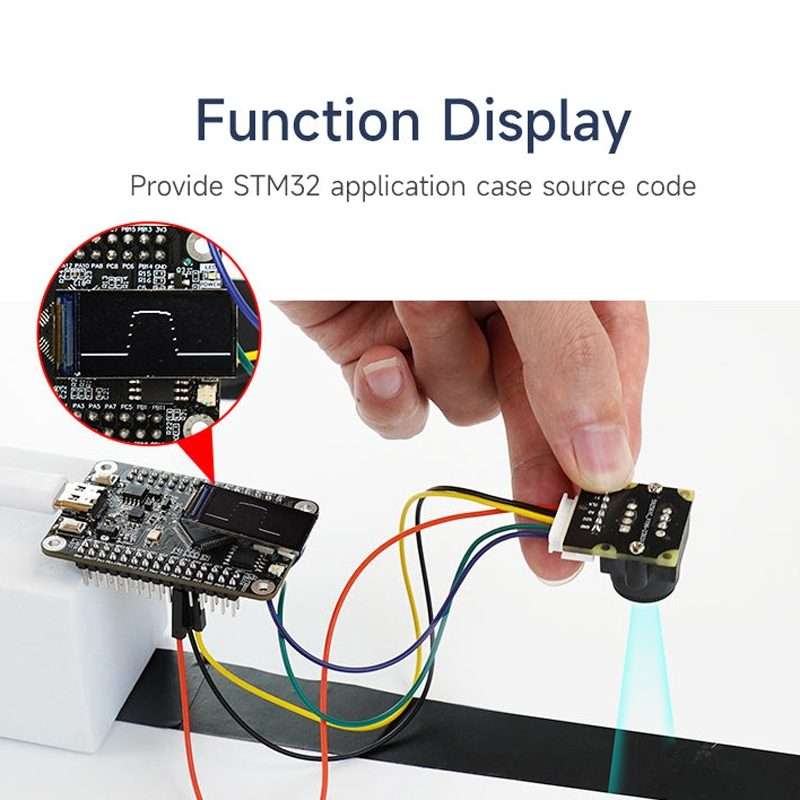Yahboom Single Column CCD Camera Module Linear Array Sensor, Model: TSL1401+Bracket