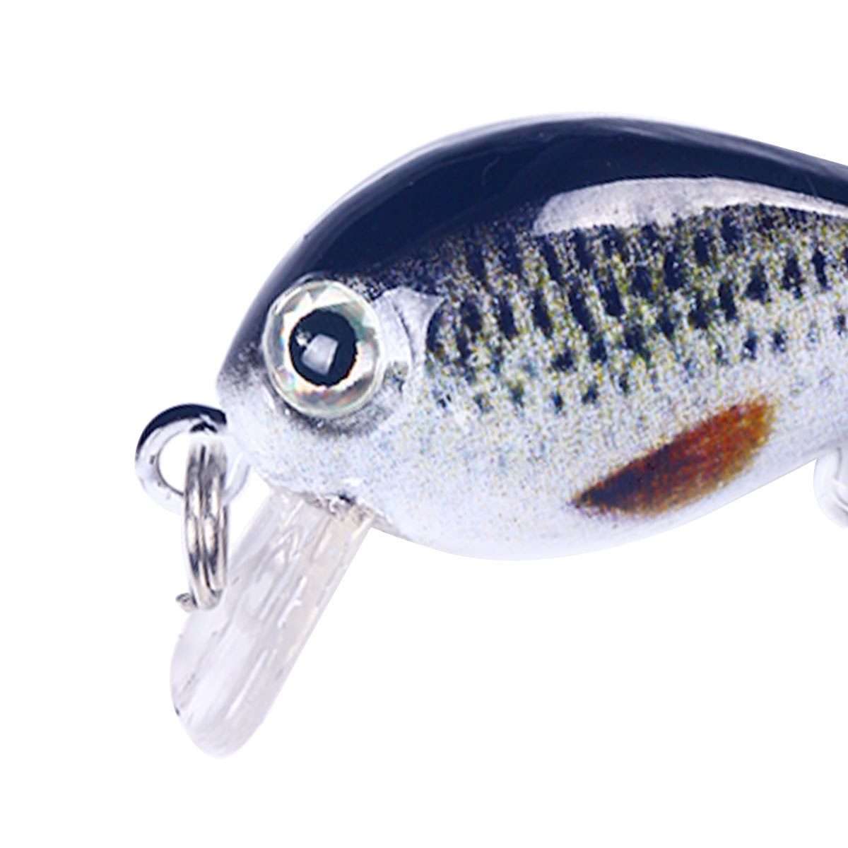 HENGJIA 2.5cm 1.5g Floating Water Little Fat Micro-Object Mini 3D Printing Luya Bait(8)