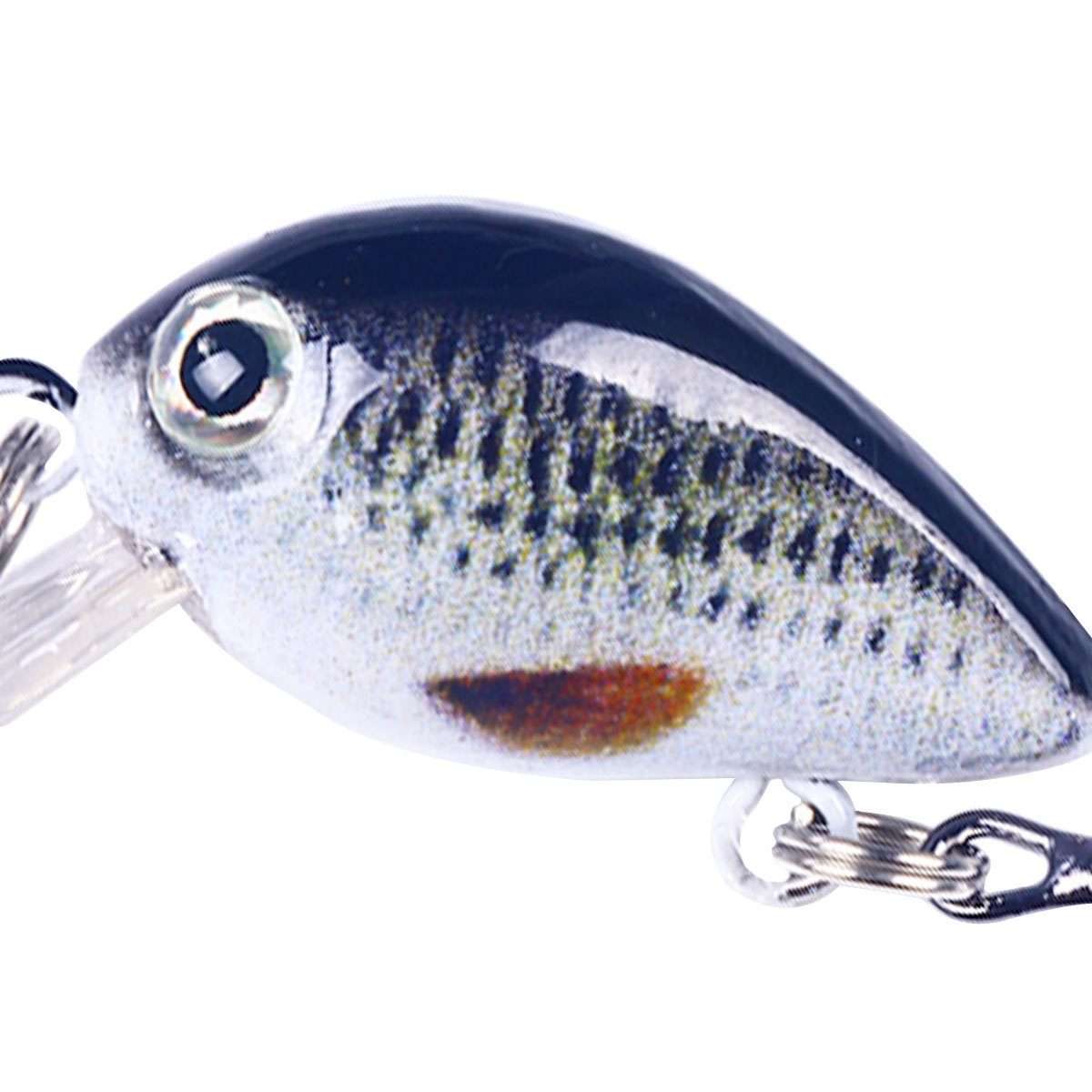 HENGJIA 2.5cm 1.5g Floating Water Little Fat Micro-Object Mini 3D Printing Luya Bait(9)