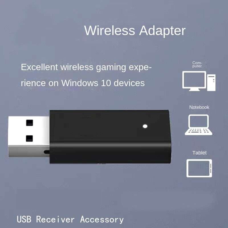 For XBOX ONE Second Generation 2.4G Wireless Receiver Conversion PC Adapter(Black)