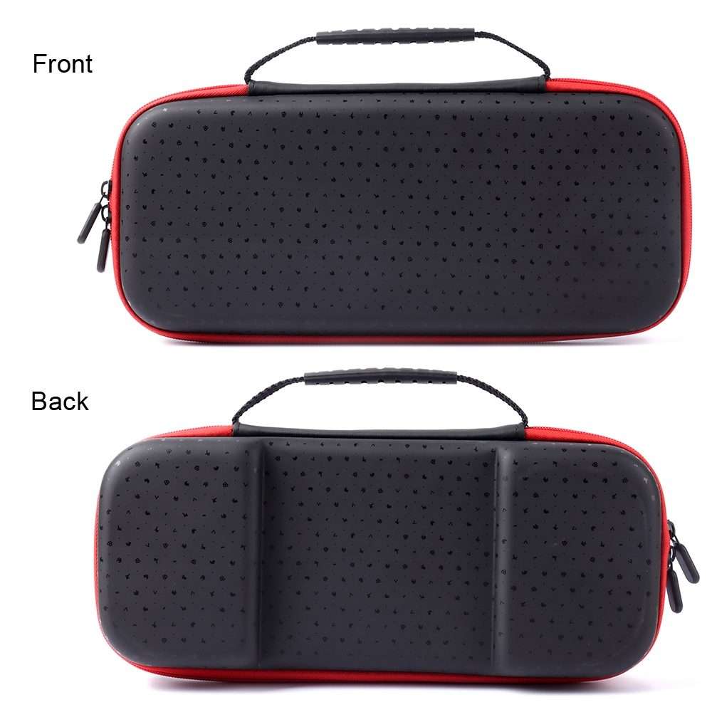 For ASUS ROG Ally Game Console Portable PU Waterproof Storage Box(Red)
