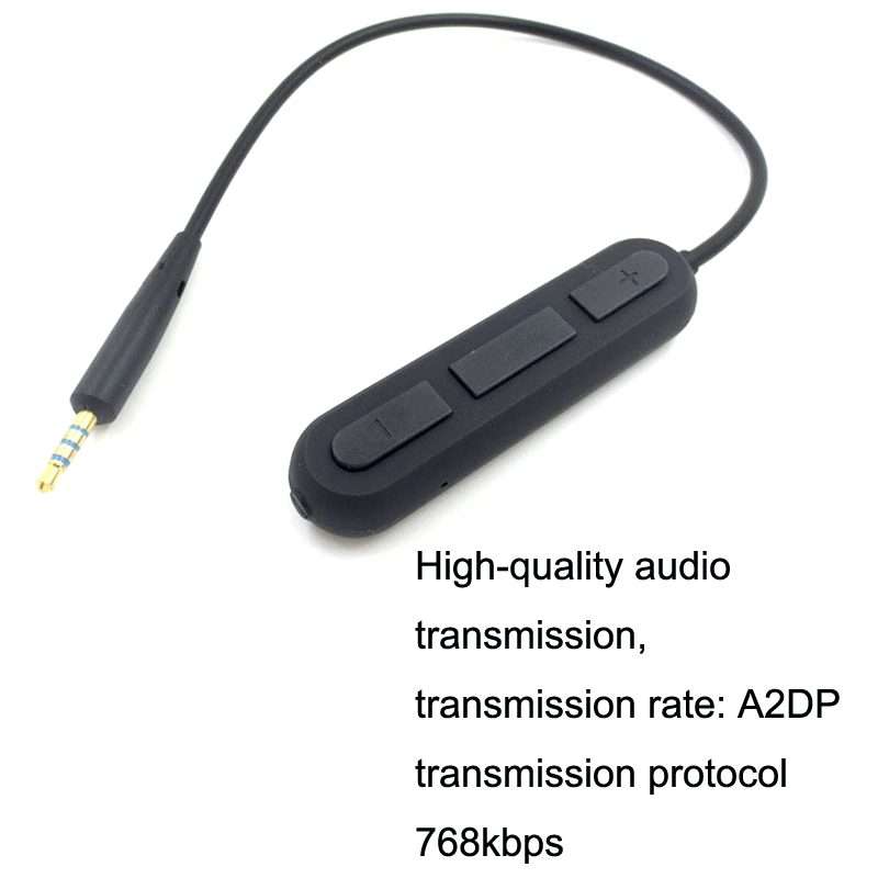 For BOSE QC25 / OE2 / QC35 / AKG / Y50 / Y40 Headphones Bluetooth Cable(Black)