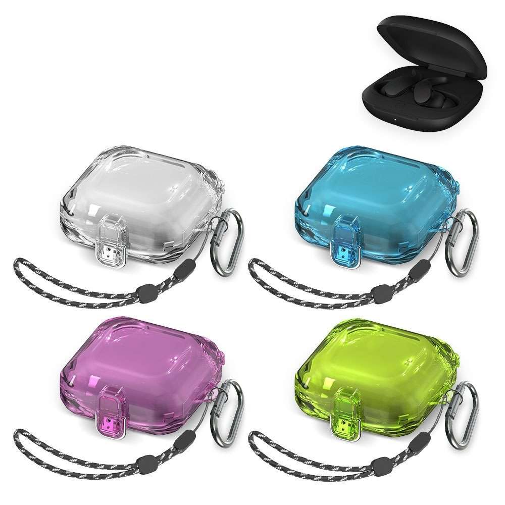 For Beats Fit Pro Magnet Auto Switch Headphone Case(Yellow)