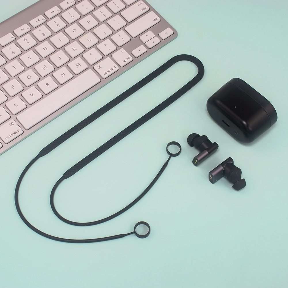 For Status Between 3ANC/Status Audio BetweenPro 2pcs Headphone Silicone Anti-Lost Cord(Black)
