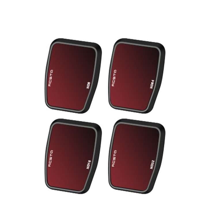 For DJI Air 3 RCSTQ Multi-Layer Coating Waterproof Filter, Spec: ND8/16/32/64 4-in-1