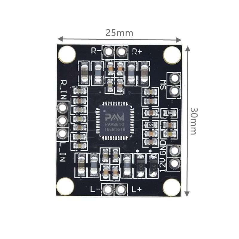 XH-M181 PAM8610 Digital Power Amplifier Board 2x15W Two-channel Amplifier Board