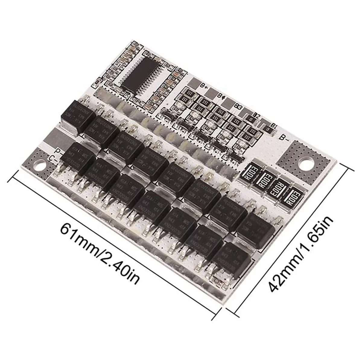 3S 3.2V 12V 100A Polymer Li-ion Phosphate Battery Protection Board With Balance