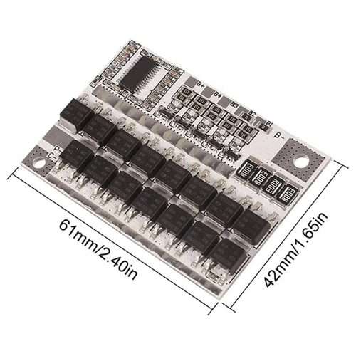 3S 3.7V 12V 100A Polymer Li-ion Phosphate Battery Protection Board With Balance