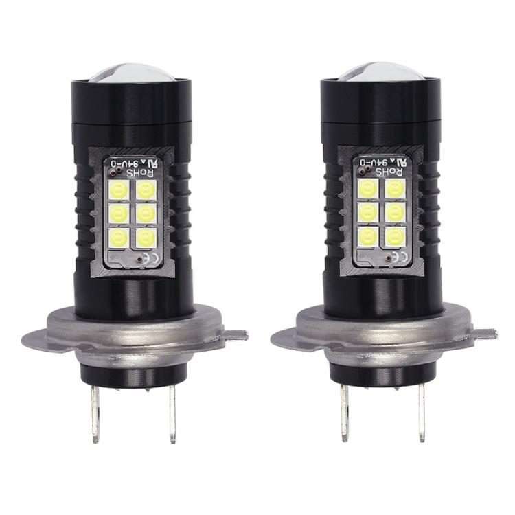 1pair Automotive High-power LED White Light Fog Lamp(H7)