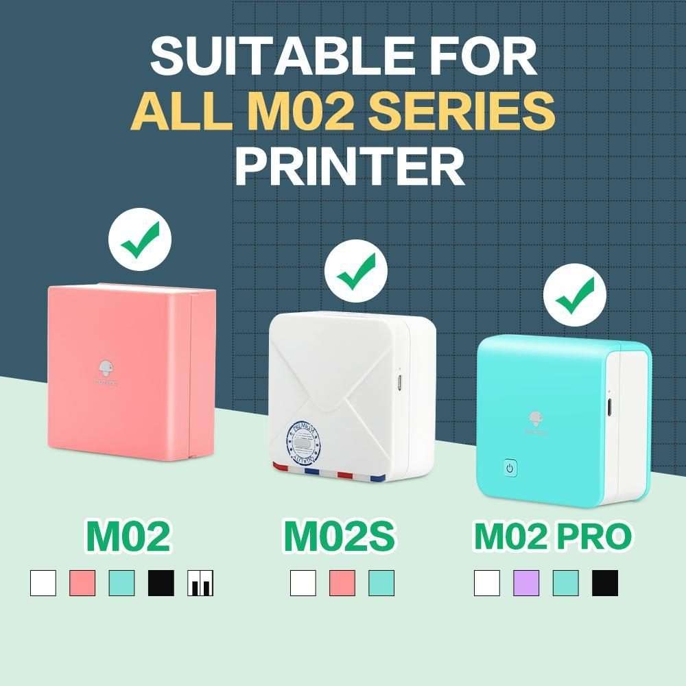 For Phomemo M02 / M02S / M02Pro 3rolls /Pack 50mm Thermal Label Printing Paper For Sticker Printer