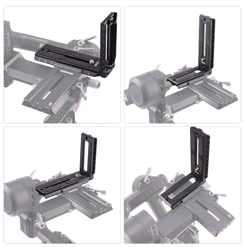 JLWIN Quick Release Plate L Bracket Plate for DJI Ronin RS 2 / RSC 2 / RS 3 Gimbal Stabiliser