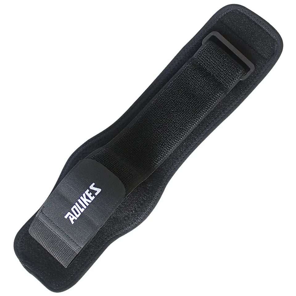 Aolikes Adjustbale Tennis Elbow Support Guard Pads Compression Recovery Forearm Sleeve Band(Black)