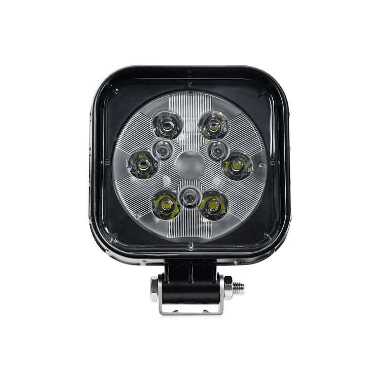 4 Inch Square Mixed Luminous Aluminum Alloy Car Work Light(Sigle)