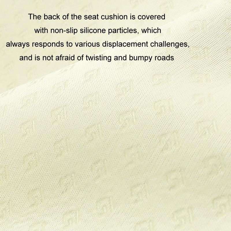 Car USB Heated Seat Cushion Winter Plush Child Seat Pad, Size: 90x32cm(Beige)