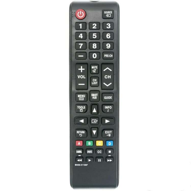 BN59-01199F For Samsung LED LCD Smart TV Remote Control Replacement (Black)