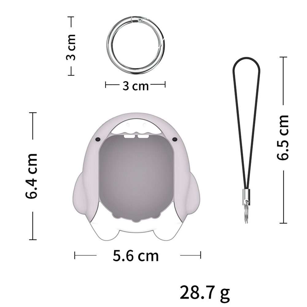 For Tamagotchi Uni (2023) Cartoon Shark Electronic Pet Game Console Silicone Protective ... (C601)