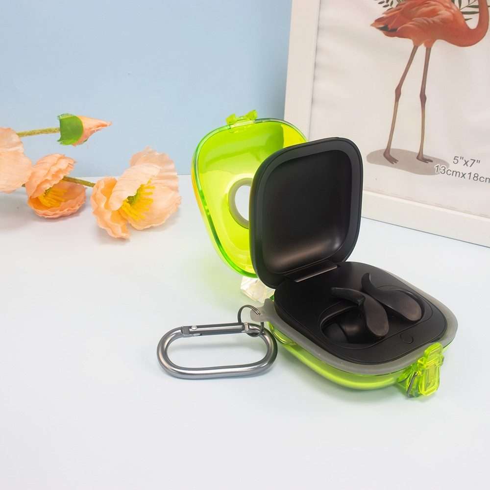 For Beats Fit Pro Transparent PC Hard Shell Earphone Protective Case with ... (Transparent Yellow)