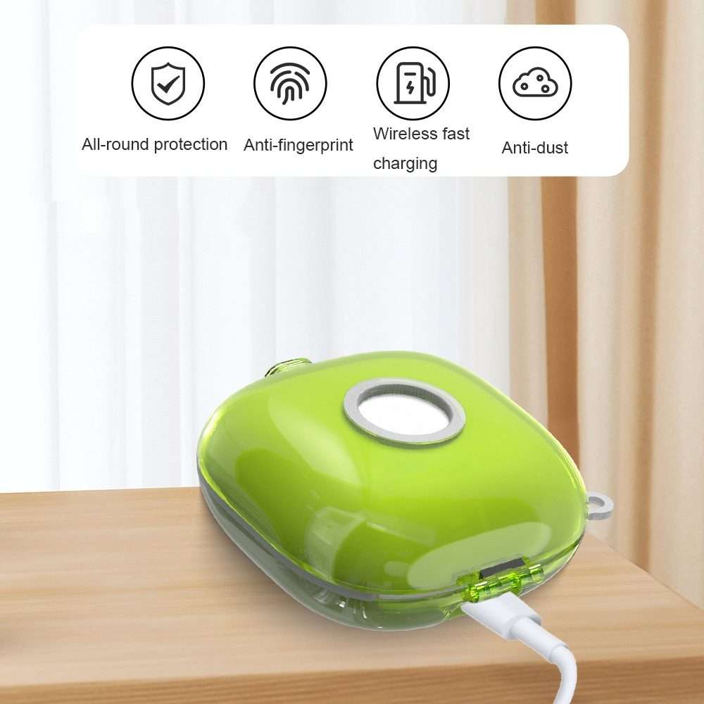 For Beats Fit Pro Transparent PC Hard Shell Earphone Protective Case with ... (Transparent Yellow)