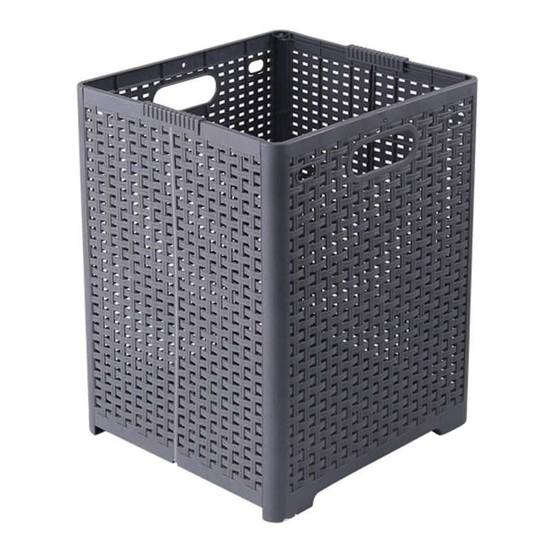 Foldable Dirty Clothes Basket Wall Mounted Bathroom Dirty Clothes Storage Fram ... Plus Large Gray