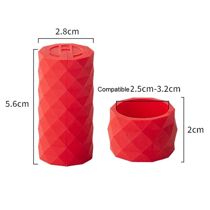 ENLEE E22805 4pcs /Set Road Bike Handlebar Strap Holder Bicycle Non-Slip Lever Strap Fix ... (Red)