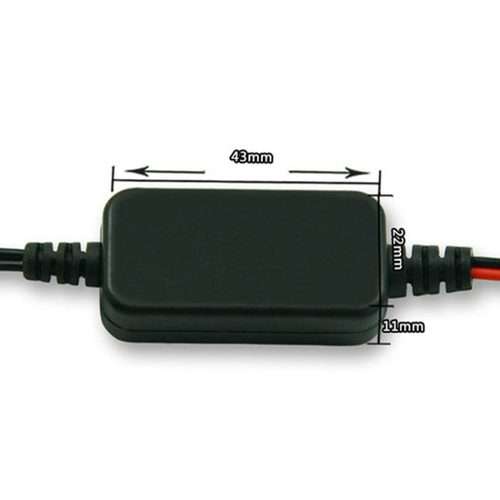Fulree 12V To 5V 2.5A Vehicle Power Supply DC Ultra Thin Step-Down Power Converter