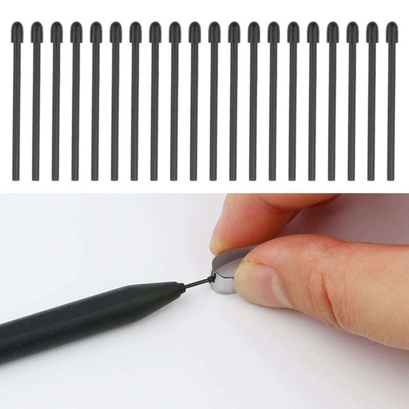 5pcs /Set Stylus Tip Pen Nib For Remarkable 2 / Boox NOVA Series / Boox NOTE Series(Black)