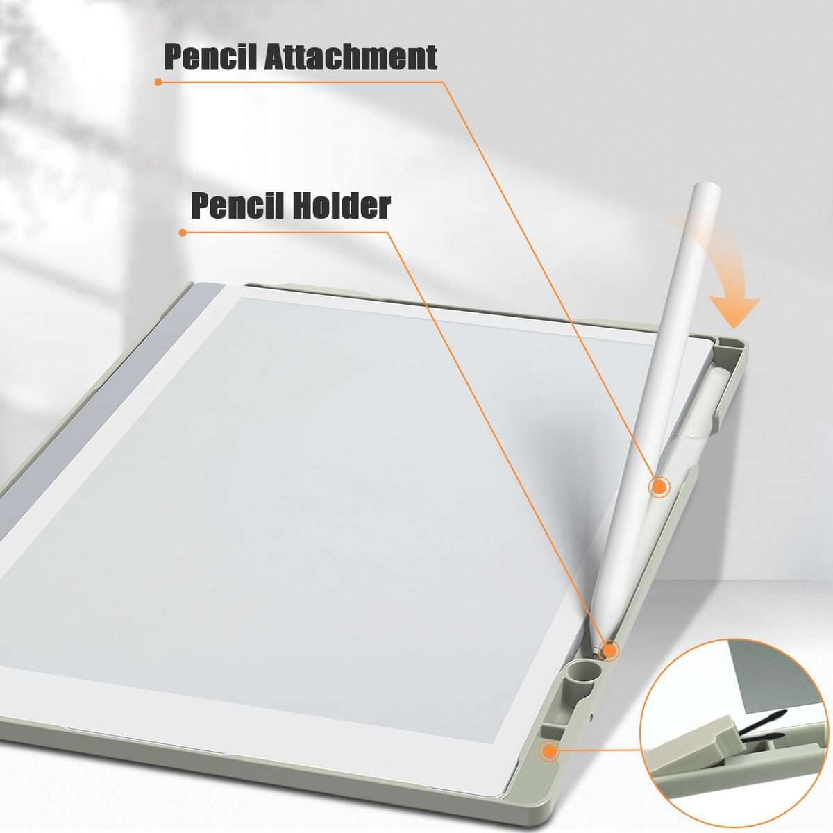 For ReMarkable 2 10.3 Inch 2020 Paper Tablet Case Slim Lightweight Folding Book Folio Cover(Grey)