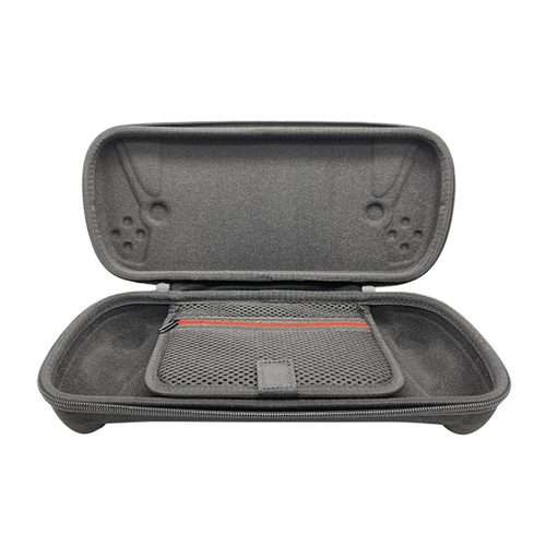 For Sony PlayStation Portal Hard Shell Case Portable Storage Bag, Style: PU Cross Line