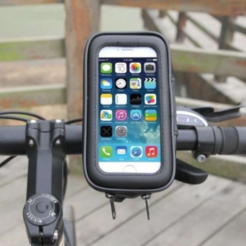 Large 5.5 inch Bicycle Universal Waterproof Bag Mountain Bike Cell Phone Navigation Holder