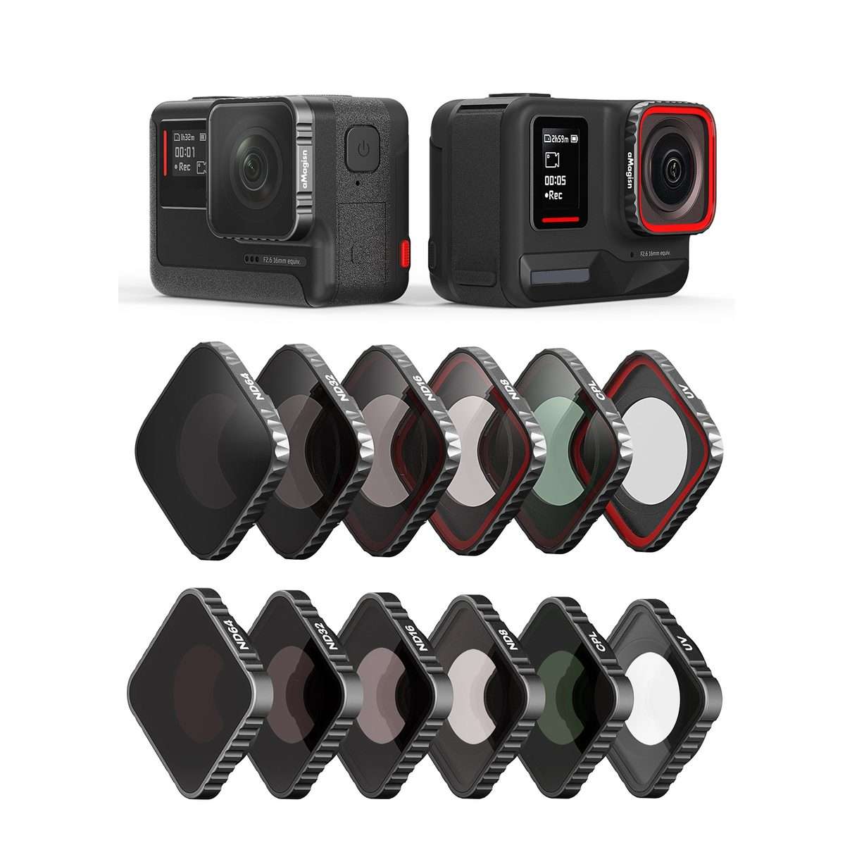 For Insta360 Ace Pro CPL aMagisn Waterproof Filter Protective Goggles Sports Camera Accessories