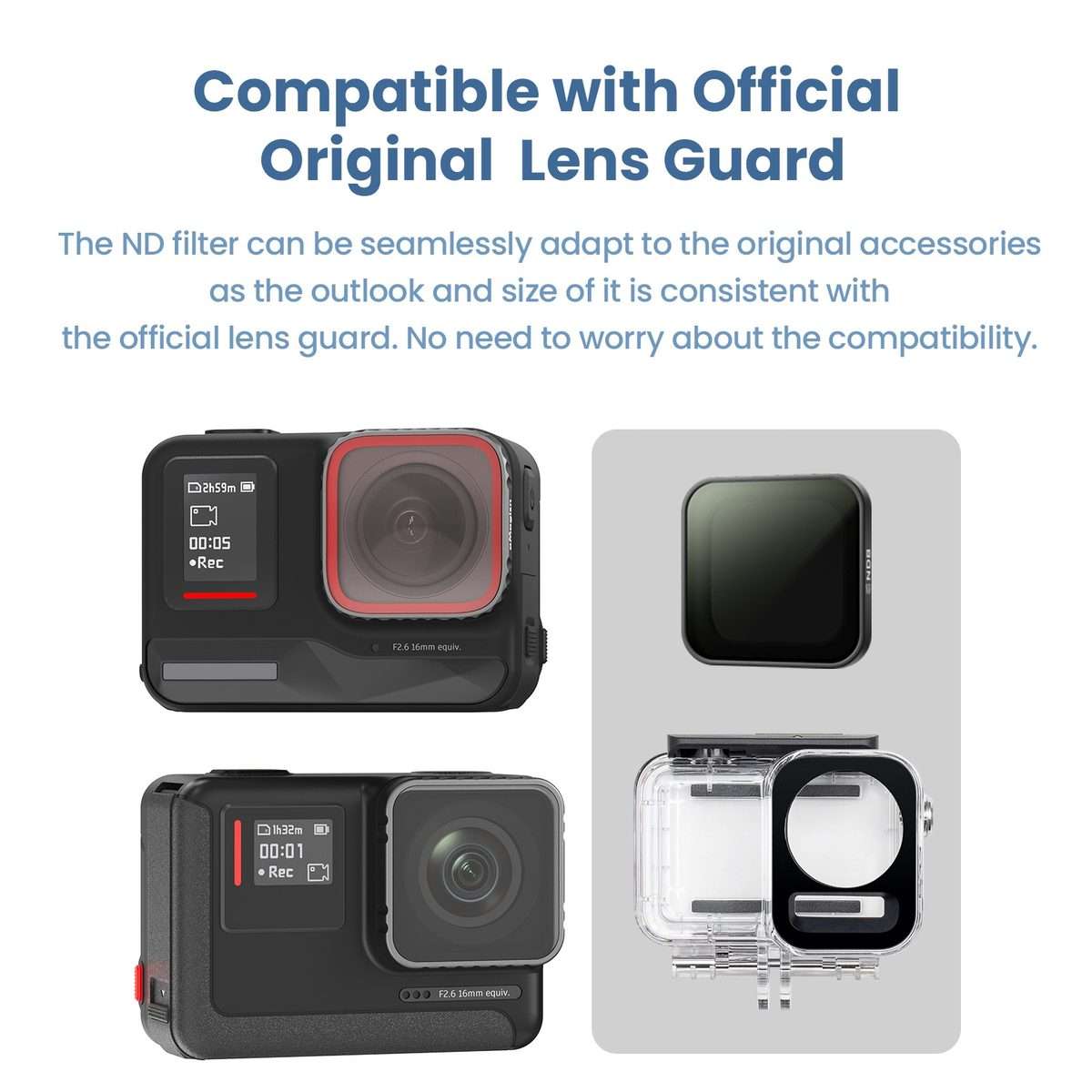 For Insta360 Ace Pro CPL aMagisn Waterproof Filter Protective Goggles Sports Camera Accessories