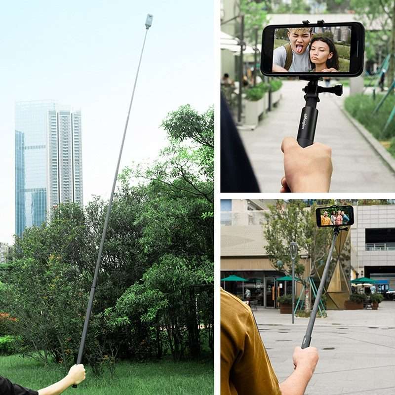 aMagisn 120cm Invisible Straight Pull Selfie Stick Sports Camera Accessories, Specification: Singl