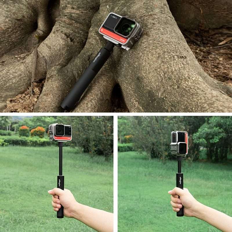 aMagisn 120cm Invisible Straight Pull Selfie Stick Sports Camera Accessories, Specification: Singl