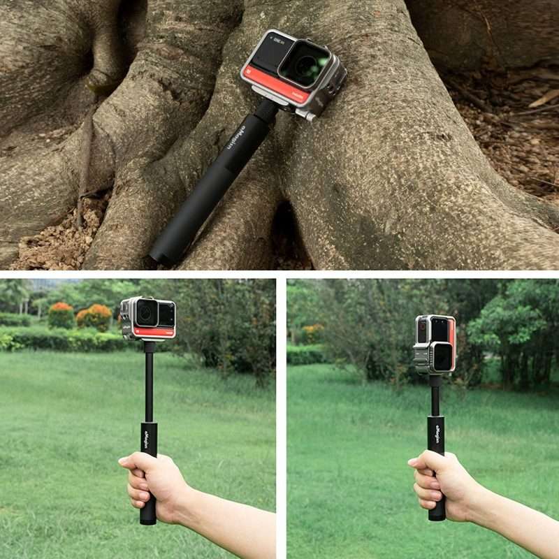 aMagisn 70cm Invisible Straight Pull Selfie Stick Sports Camera Accessories, Specification: Single