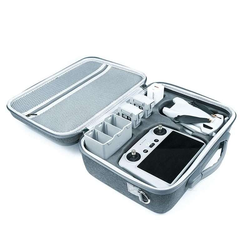 For DJI Mini 4 Pro / Mini 3 Pro LKTOP Carrying Case Waterproof Shoulder Bag Handbag, Style: PU