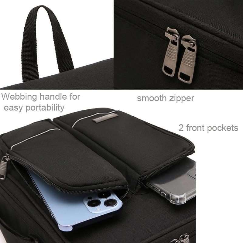 For DJI Mini 4 Pro BKANO Storage Bag Shoulder Bag Messenger Bag Suitcase(Black)