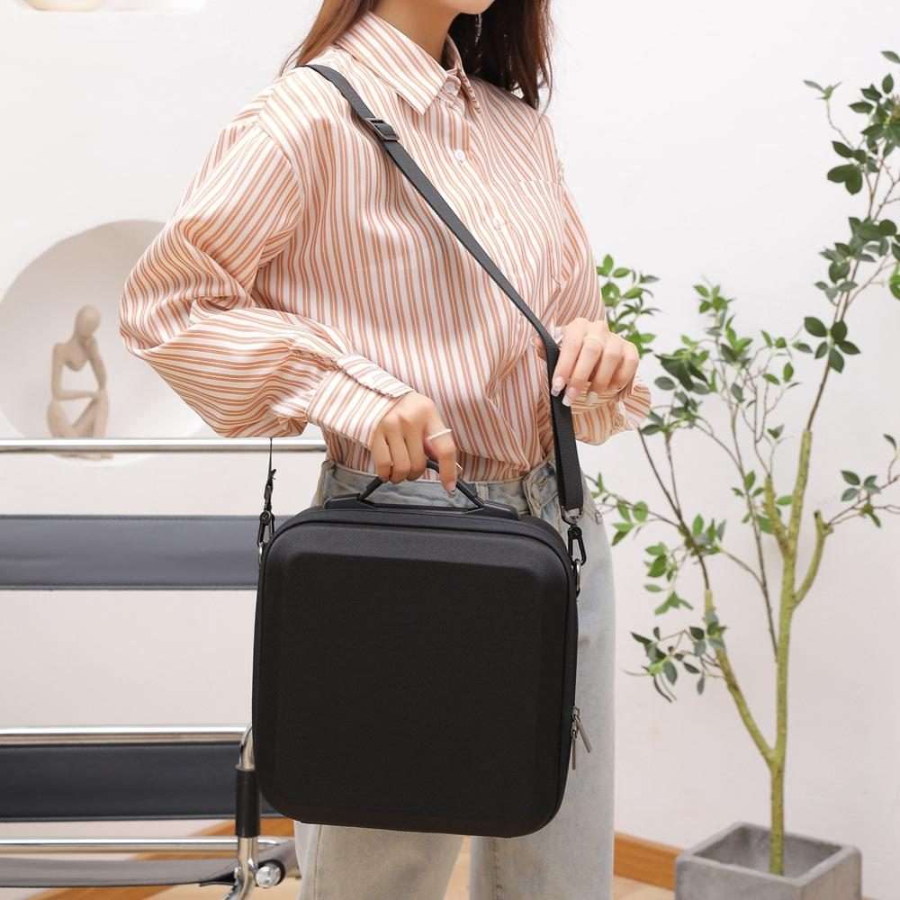 For DJI Mini 4 Pro Drone Storage Bag Box Shoulder Bag Suitcase(Black)