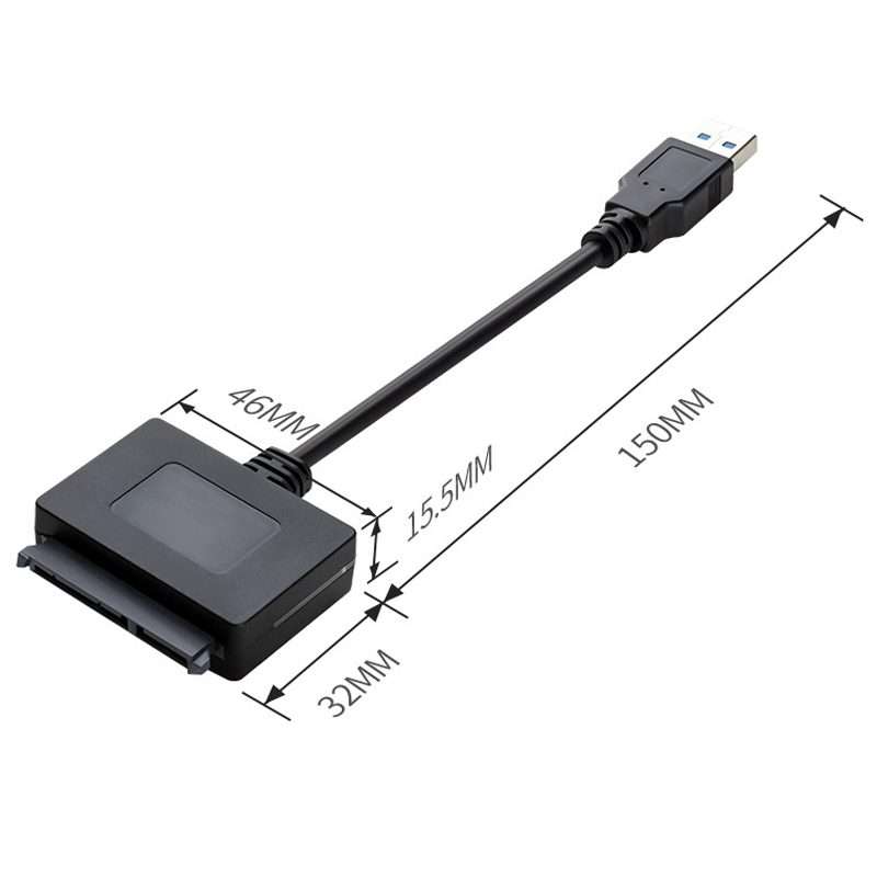 SATA To USB3.0 Easy Drive Cable 2.5 Inch SSD Solid State Drive Universal Connection Cable Converte
