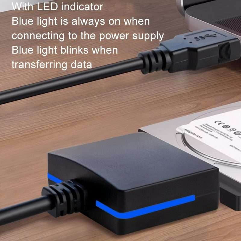 SATA To USB3.0 Easy Drive Cable 2.5 Inch SSD Solid State Drive Universal Connection Cable Converte