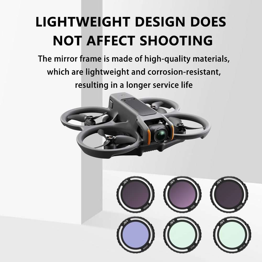 JSR-2050-07 ND32 For DJI Avata 2 Traverser Filter Accessories Camera Scrim Polarizing Lens