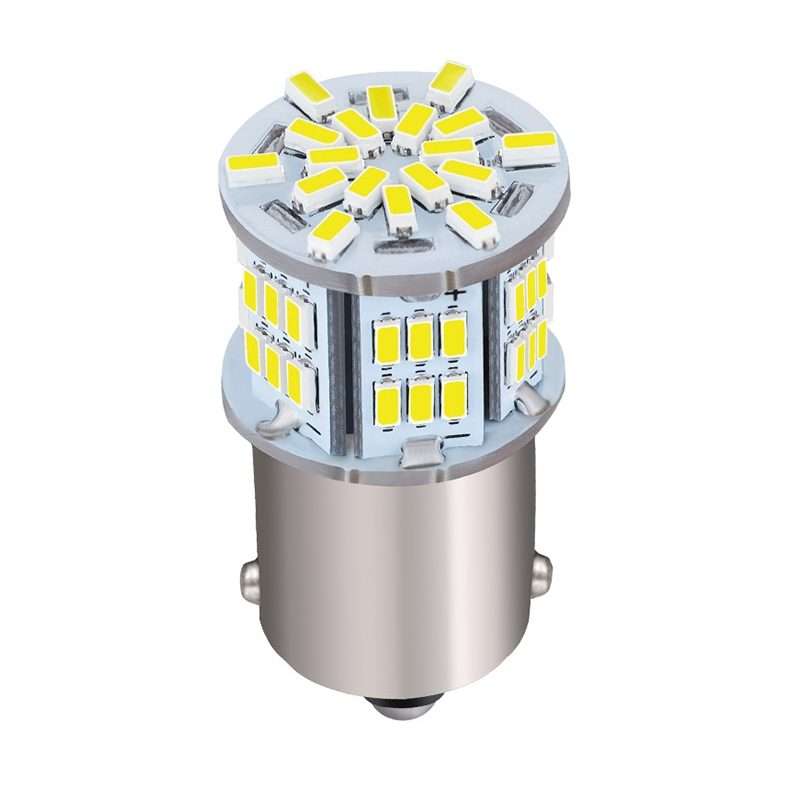 2pcs 1156-3014-5.4W LED Car Lights High Brightness Turn Signal Lights(White Light)
