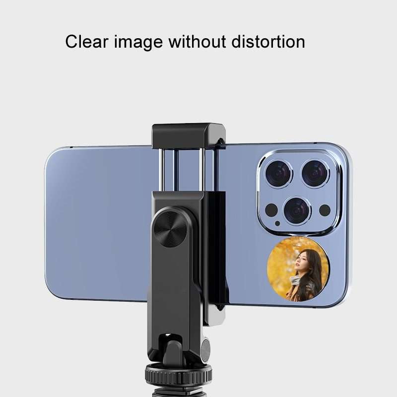 Mobile Phone VLOG Selfie Small Mirror Live Photography Rear Reference Mirror With Storage Box
