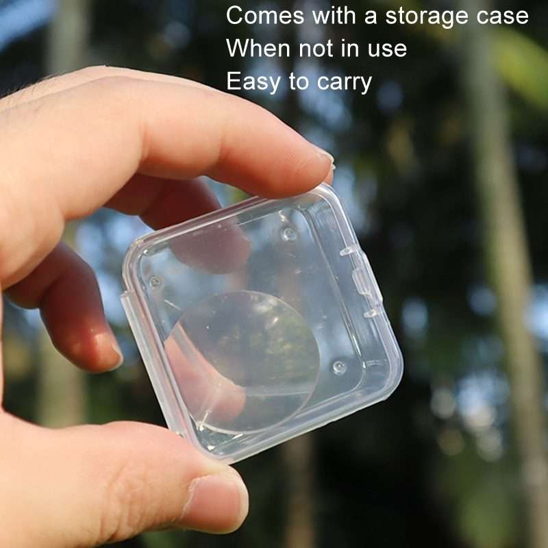 Mobile Phone VLOG Selfie Small Mirror Live Photography Rear Reference Mirror With Storage Box