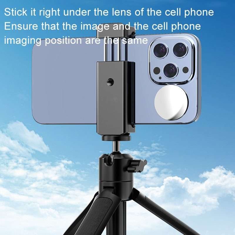 Mobile Phone VLOG Selfie Small Mirror Live Photography Rear Reference Mirror With Storage Box