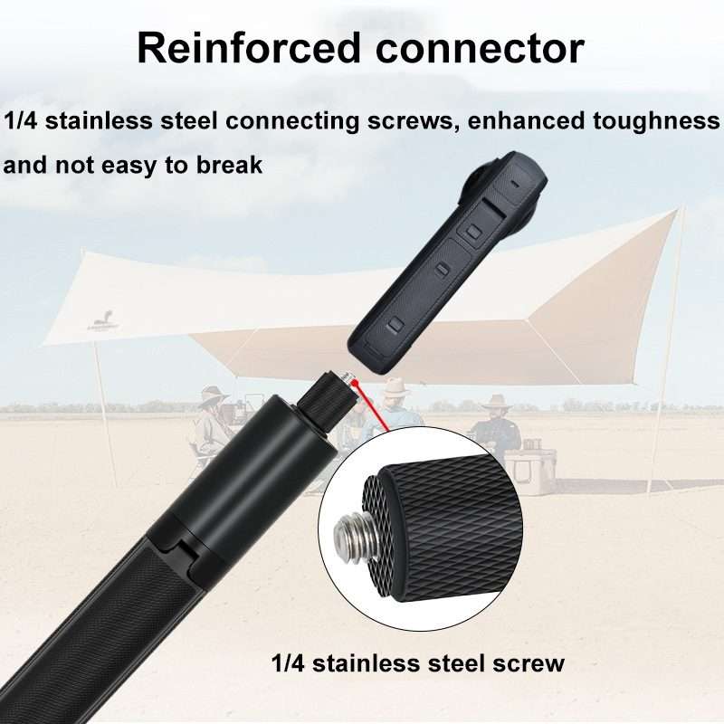 1.22m For Insta360 One X Retractable Integrated Camera Panoramic Invisible Selfie Stic ... (YZ712)