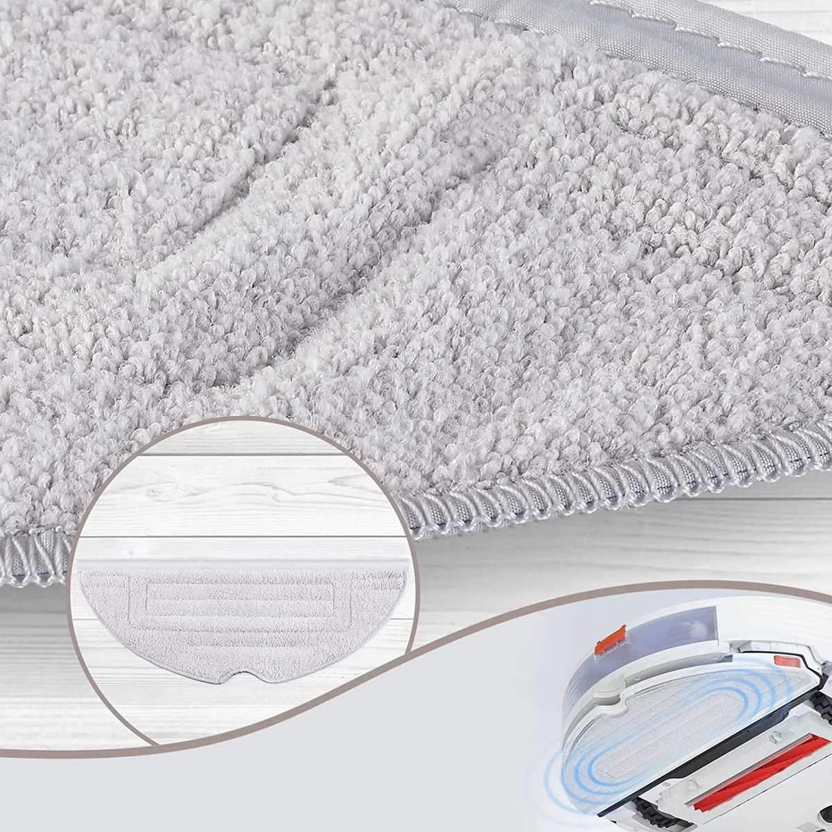 For Roborock G20S / S8 Max Ultra / S8 MaxV Ultra / S8pro Maxv Robot Vacuum Rag Mop Replacement Par