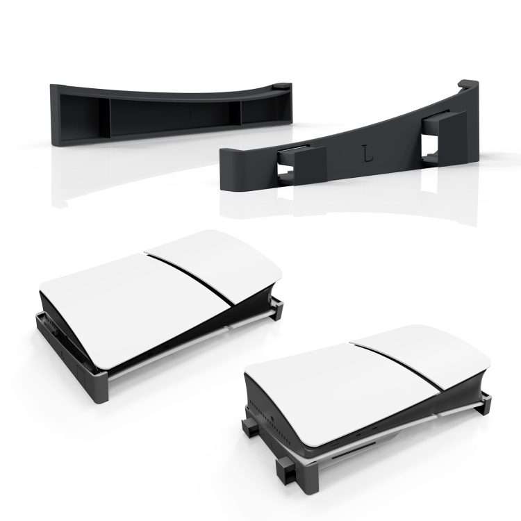 For PS5 Slim JYS-P5189 Console Horizontal Placement Stand Digital / Optical Drive Vers ... (Black)